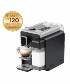 Cafeteira Espresso Barista Prata Automática + 120 Cápsulas